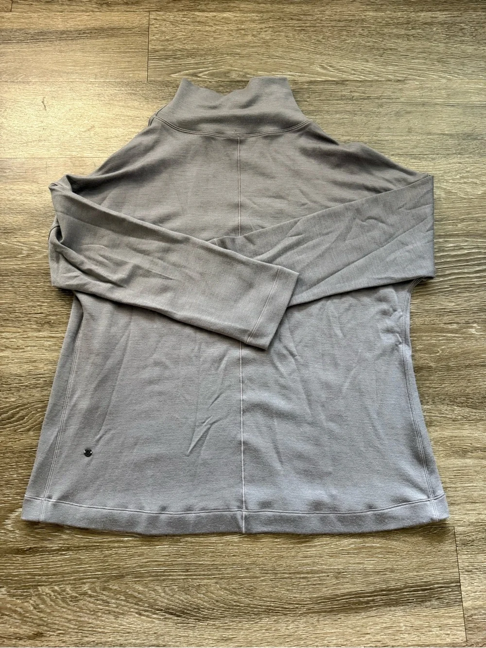 Lululemon Merino Wool Principal Dancer Funnel Neck Sweater Lunar Rock